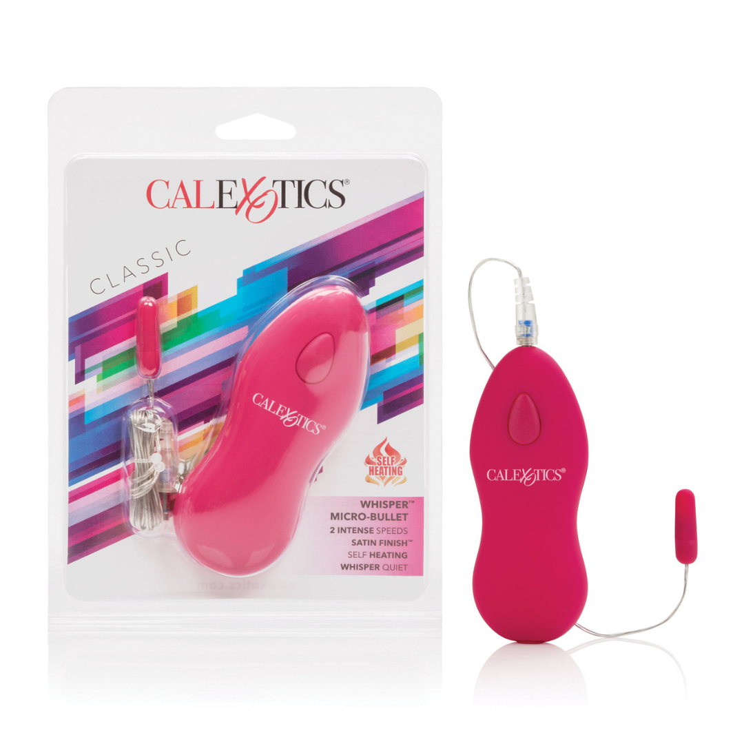 CalExotics | Whisper Micro Bullet™ - Pink | Discreet and Powerful Micro Bullet Vibrator