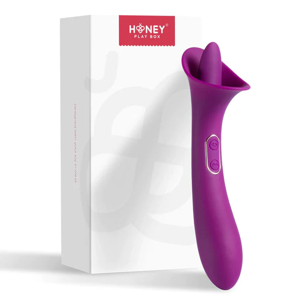 Honey Play Box | ADELE Clit Licking Tongue Vibrator with G Spot Stimulator Honey Play Box