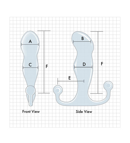 Aneros | Progasm Ice Prostate Stimulator - Clear | Unique and Durable Prostate Massager