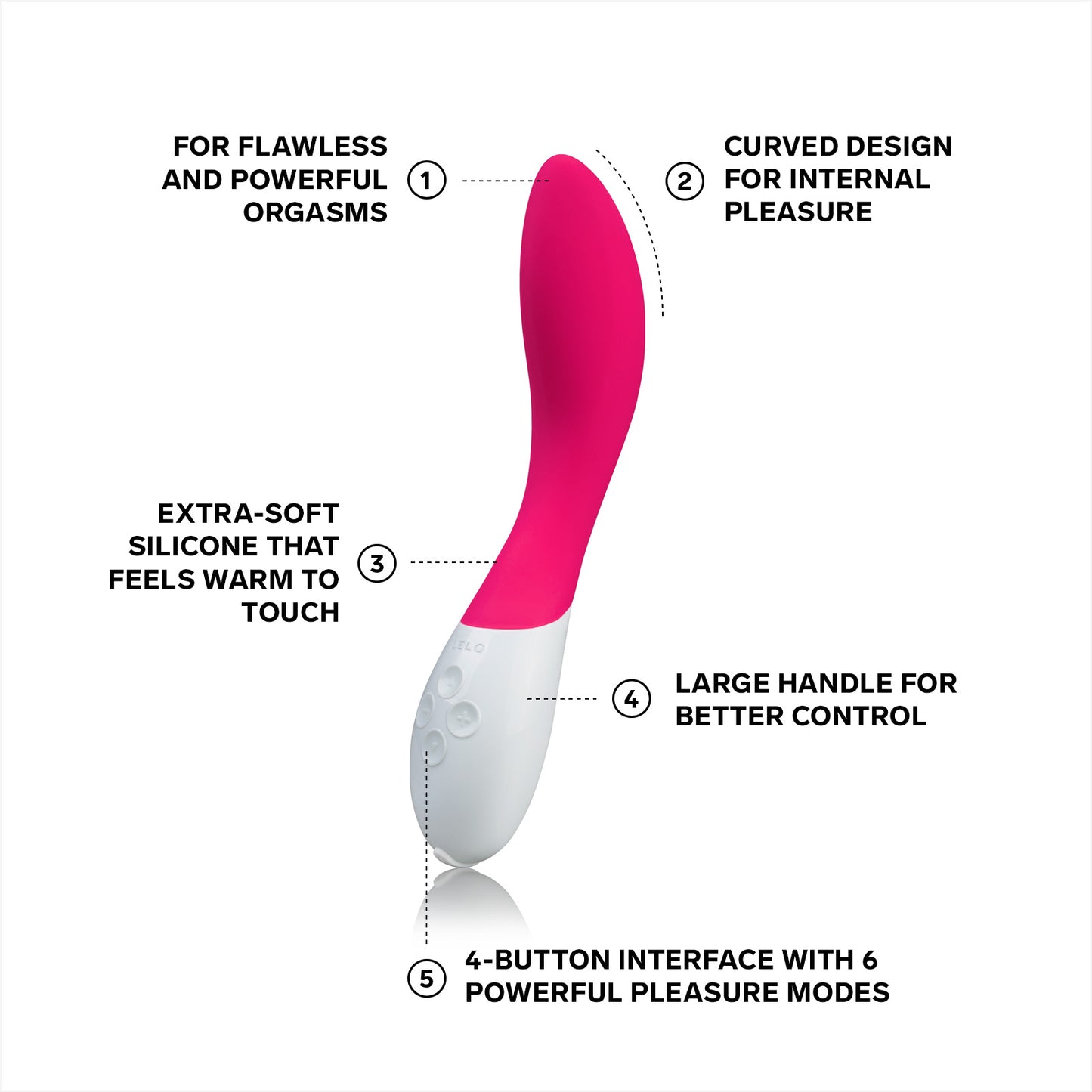 LELO | MONA™ 2 - G-Spot Vibrator | Global Bestseller