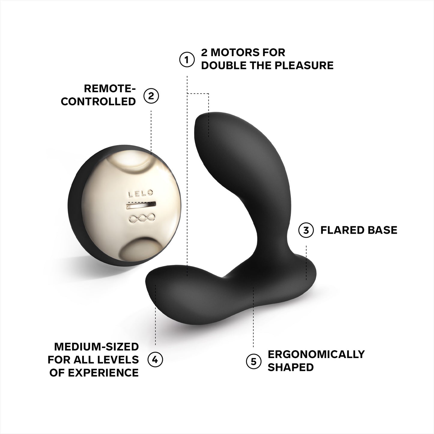 LELO | HUGO™ - Remote-Controlled Prostate Massager