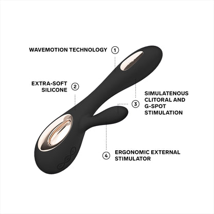 LELO | SORAYA Wave™ - Wave Motion Rabbit Vibrator