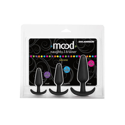 Mood Naughty 1 Anal Trainer Set - Black Set of 3