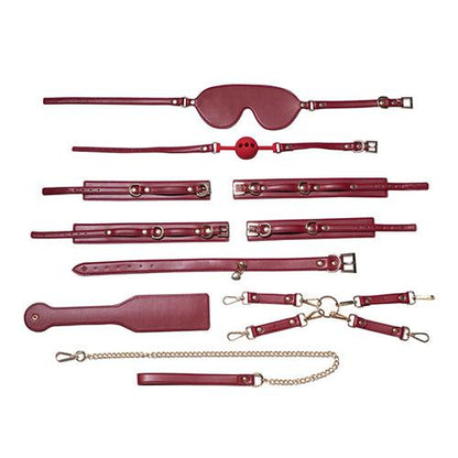 Honey Play Box | Kinky Play Box Red Passion 8 pc Set Bondage Kit - Red