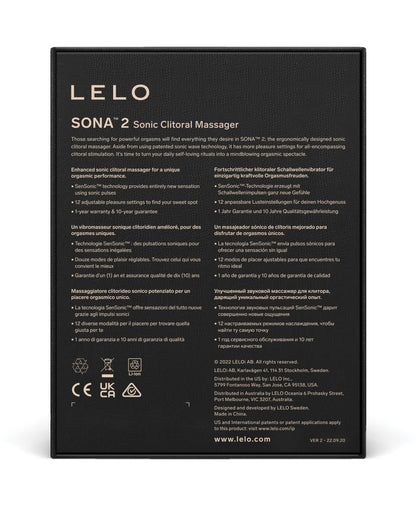 LELO | SONA™ 2 - Clitoral Stimulator