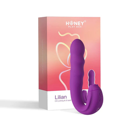 LILIAN G Spot Vibrator With Rotating Head & Tongue Vibrator