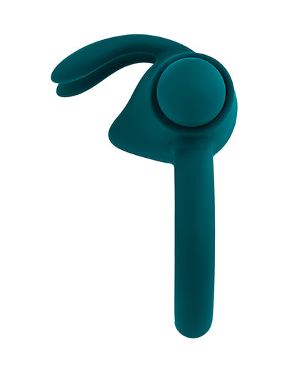 Playboy | Pleasure Bunny Buzzer Cock Ring - Deep Teal