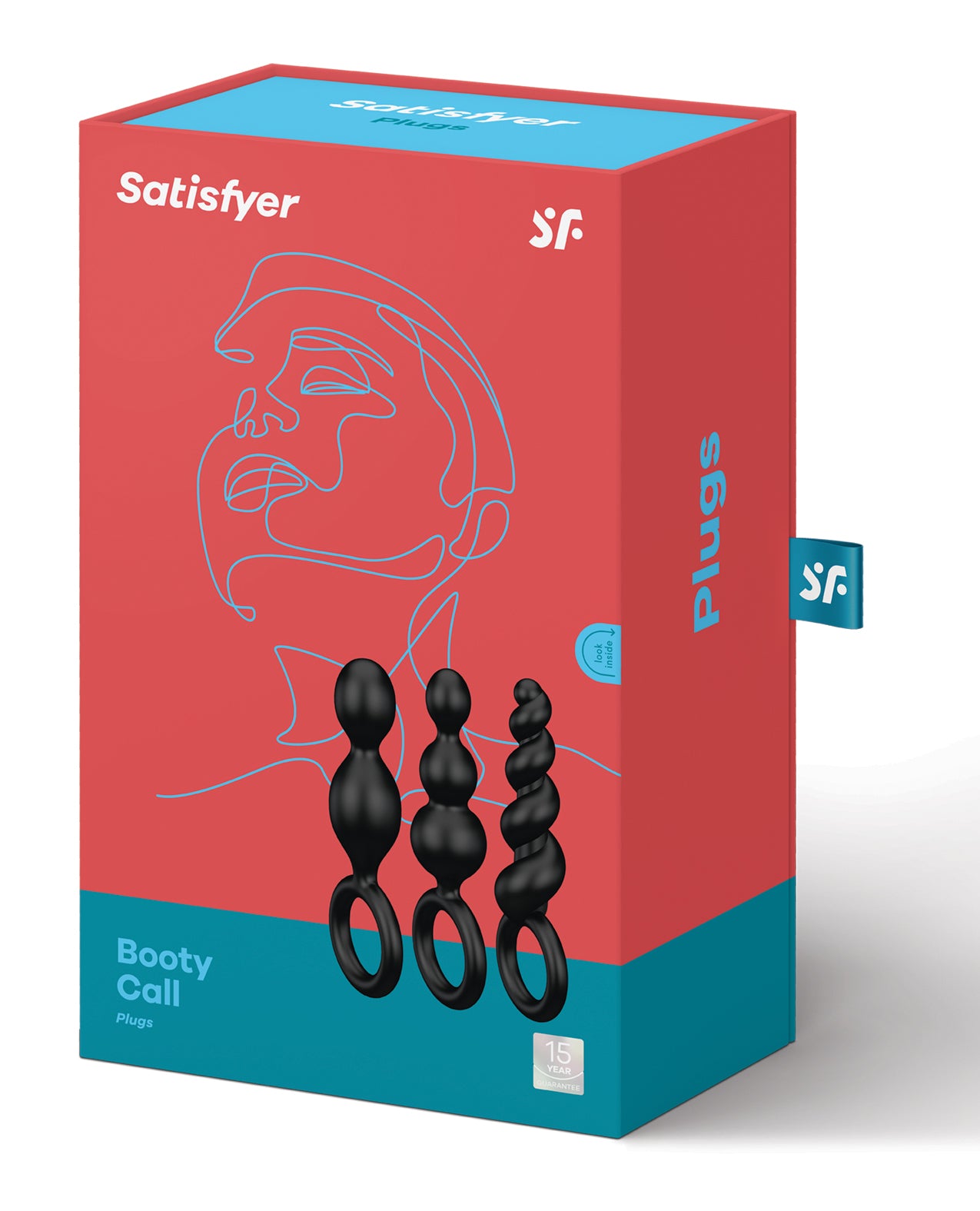 Satisfyer Booty Call Plugs - Set of 3 Black