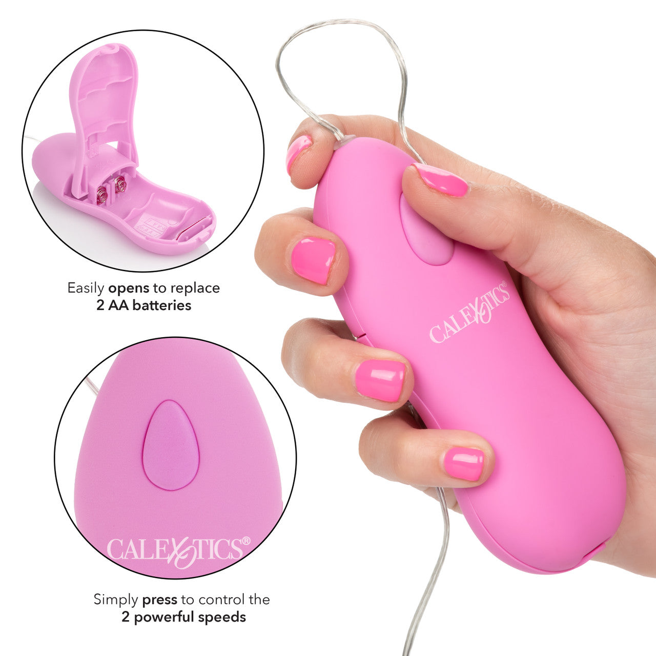 CalExotics | Whisper Micro Bullet™ - Pink | Discreet and Powerful Micro Bullet Vibrator