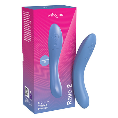 We-Vibe Rave 2 |  Iconic App-Controlled G-Spot Vibrator with Vibrant Vibrations