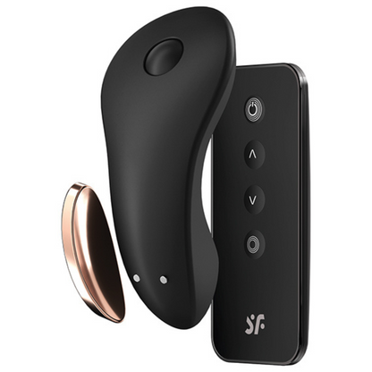 Satisfyer Little Secret Panty Connect App Vibrator - Black