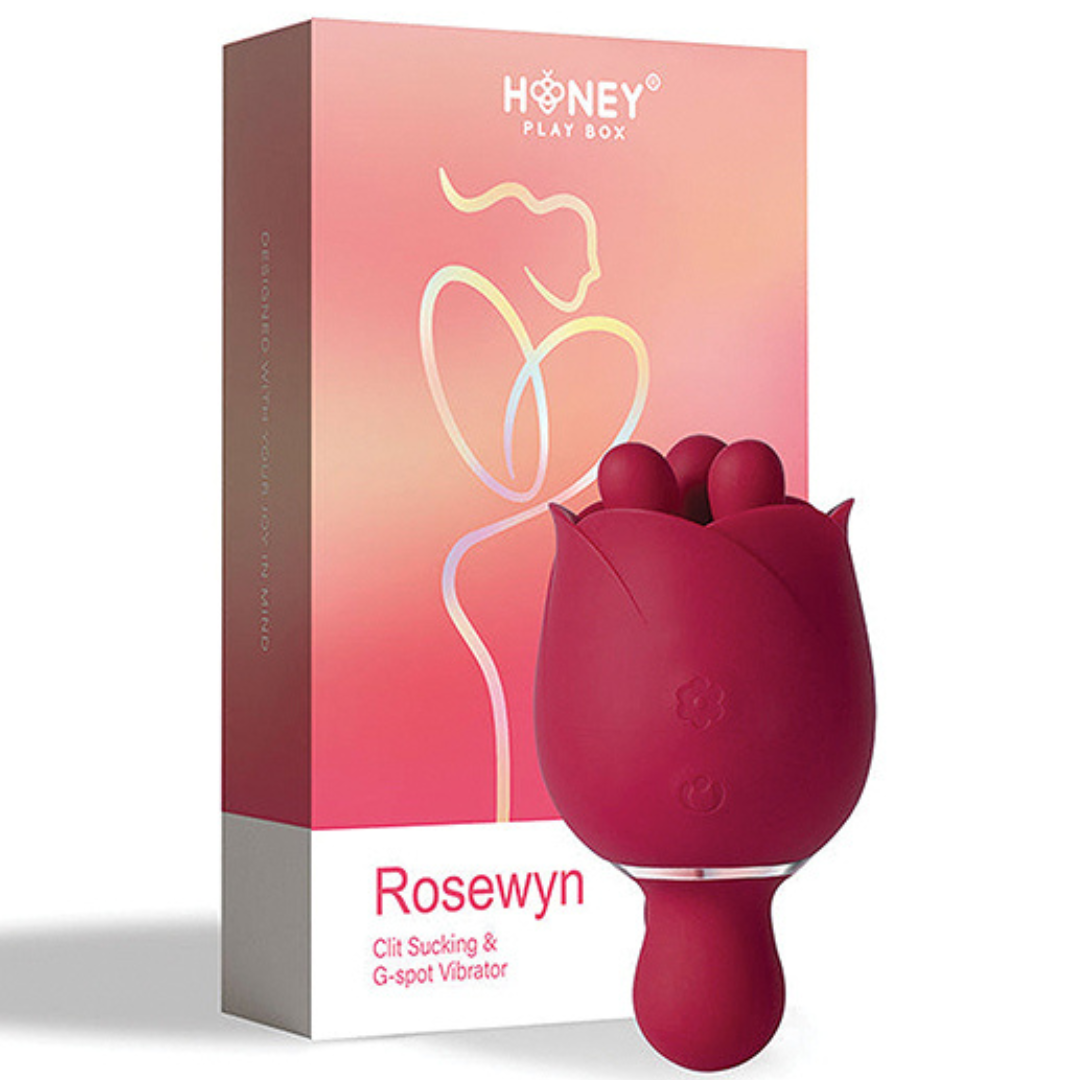 Honey Play Box | Rosewyn - Rotating Rose Toy Vibrator & Pinpoint Stimulator