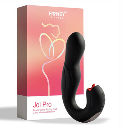 Honey Play Box | JOI PRO Remote Control Rotating Head G-spot Vibrator & Clit Licker