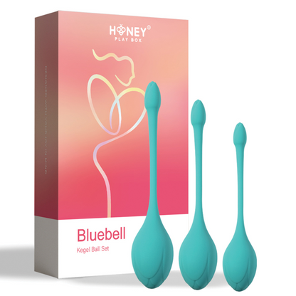 Honey Play Box | BLUEBELL Floral 3 Size & Weight Kegel Ball Exercise Set