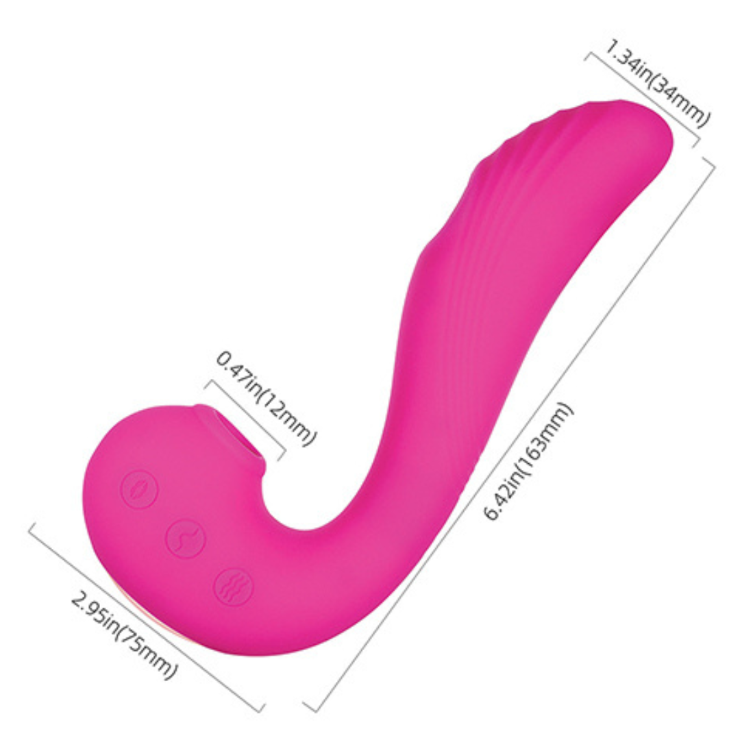 ANGEL 3 in 1 Clitoral Sucking Licking and G Spot Vibrator