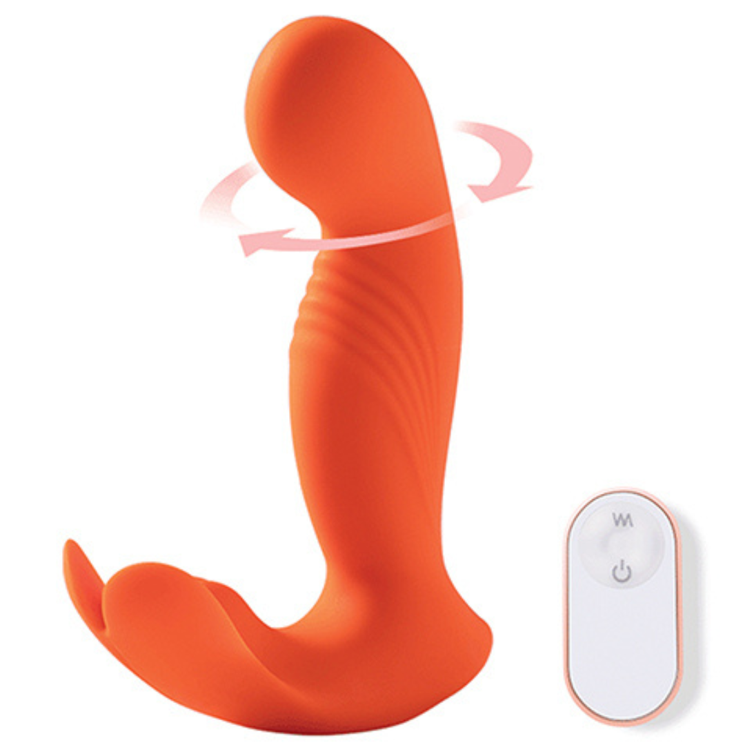 Crave 3 G-Spot Vibrator with Rotating Massage Head & Clit Tickler