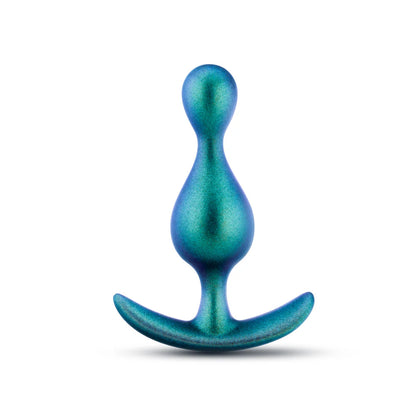 Anal Adventures Matrix By Blush® | The Photon Plug: 4.5 inch Smooth Tapered Butt Plug in Neptune Teal | With Stayput™ Technology & AnchorTech™ Base