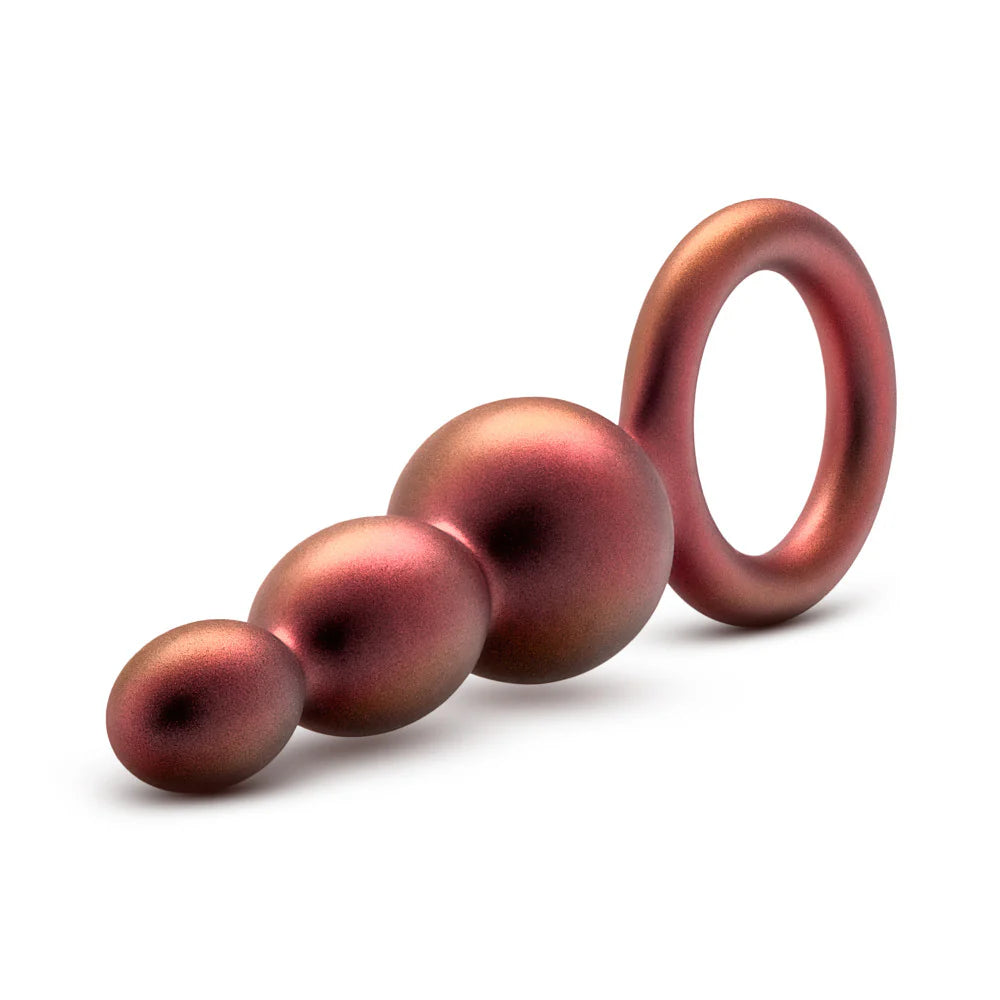 Anal Adventures Matrix By Blush® | Beaded Loop Plug - Copper