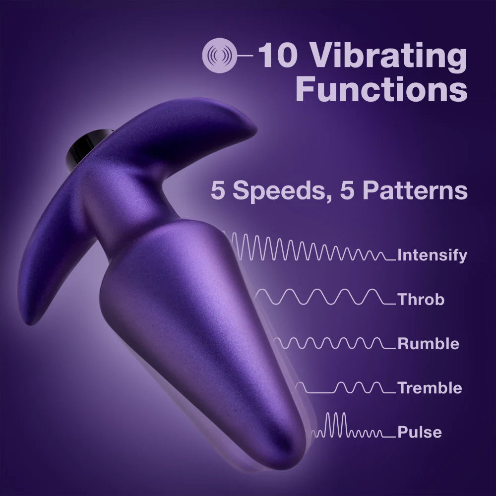 Anal Adventures Matrix By Blush® | Interstellar Plug: Tapered Tip For Easy Insertion And Training in Astro Violet | With Stayput™ Technology & AnchorTech™ Base