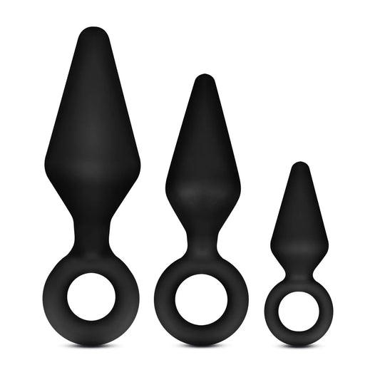 Anal Adventures Platinum By Blush® | Loop Kit Black Anal Plug