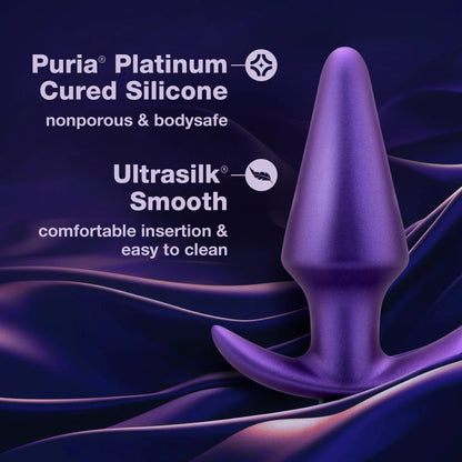 Anal Adventures Matrix By Blush® | Interstellar Plug: Tapered Tip For Easy Insertion And Training in Astro Violet | With Stayput™ Technology & AnchorTech™ Base