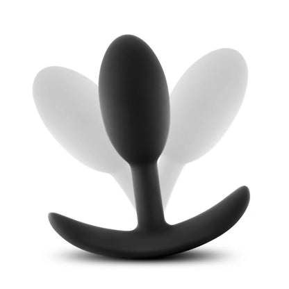 Anal Adventures Platinum By Blush® | Vibra Slim Black 3.5-Inch Anal Plug