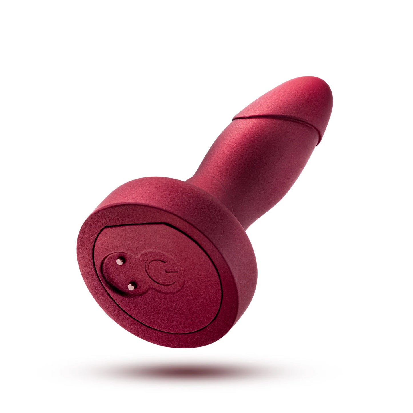 Anal Adventures Matrix By Blush® | Atomic Plug: Tapered Tip With Gyrating Shaft & Rotating Rimmer in Martian Wine | Made from Pure Puria™ Silicone & IPX7 Waterproof