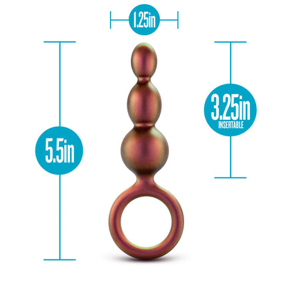 Anal Adventures Matrix By Blush® | Beaded Loop Plug - Copper