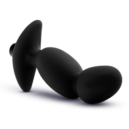 Anal Adventures Platinum By Blush® | Prostate Massager 04  Black 6.5-Inch Vibrating Rechargeable Anal Plug