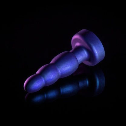 Anal Adventures Matrix By Blush® | Kinetik Plug: Progressing Size With Gyrating Shaft & Rotating Rimmer in Space Age Blue | Made from Pure Puria™ Silicone & IPX7 Waterproof