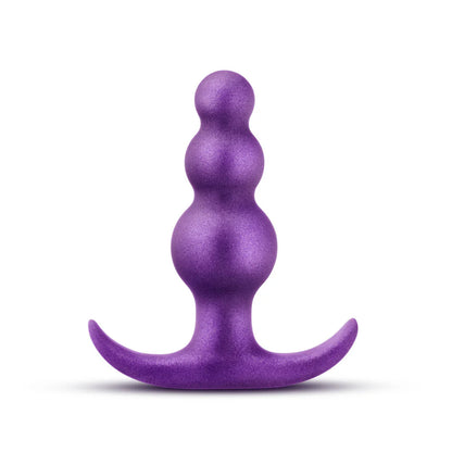 Anal Adventures Matrix By Blush® | The Supernova Plug: 3 inch Beaded Butt Plug in Galactic Purple | With Stayput™ Technology & AnchorTech™ Base